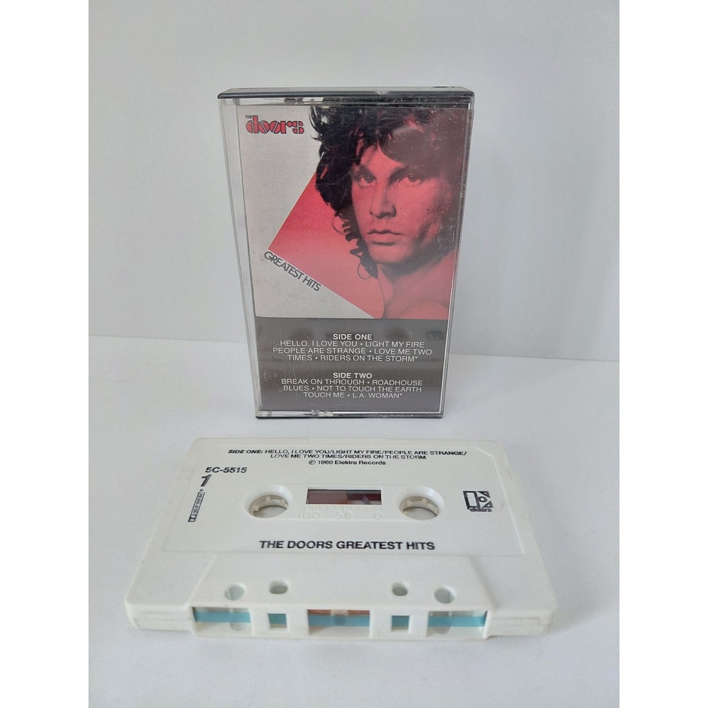 The Doors Greatest Hits Cassette Tape 1980 Elektra Classic Rock Jim Morrison